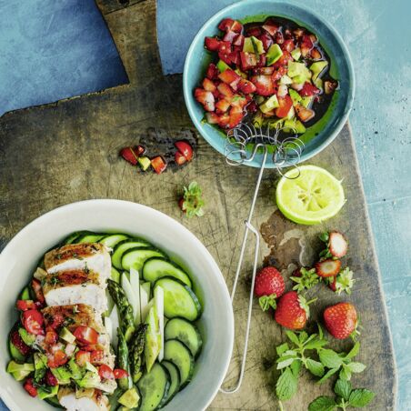 Fancy Springtime-Salsa-Bowl Fancy Springtime-Salsa-Bowl