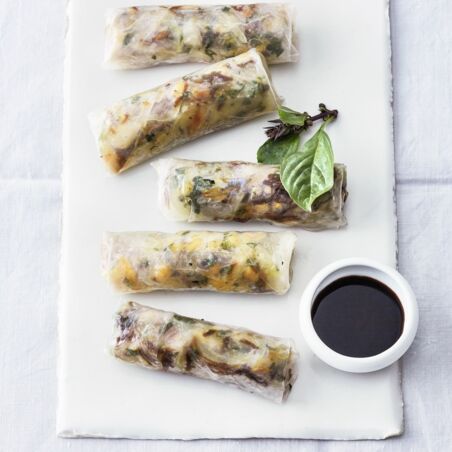 Reisblattrollen mit Fisch Reisblattrollen mit Fisch