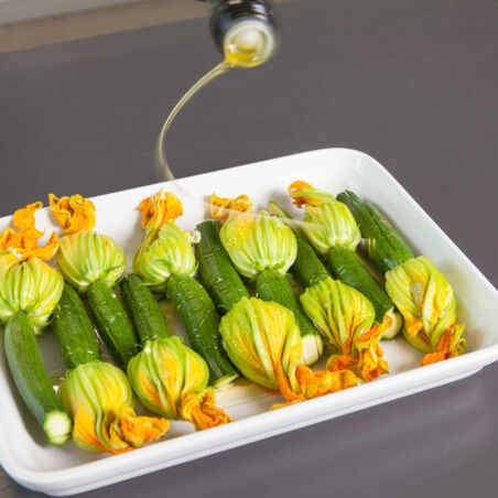 Gefüllte Zucchiniblüten Step7 Gefüllte Zucchiniblüten Step7