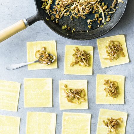 Gedämpfte Teigtaschen Gedämpfte Teigtaschen