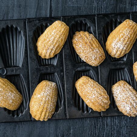 Madeleines ohne Mehl Madeleines ohne Mehl