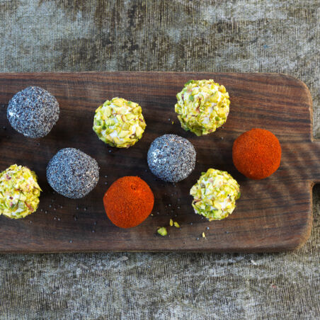 Ziegenkäse-Kugeln Ziegenkäse-Kugeln