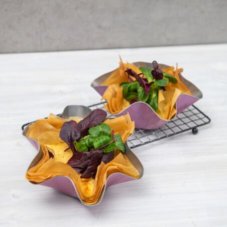 Ziegenkäse-Salat in Filoteig Ziegenkäse-Salat in Filoteig