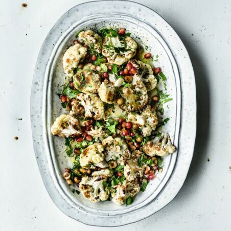 Gerösteter Blumenkohlsalat Gerösteter Blumenkohlsalat