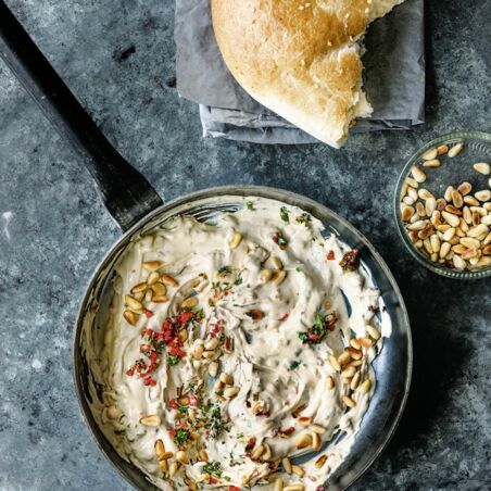 Scharfe Tahin-Sauce Scharfe Tahin-Sauce