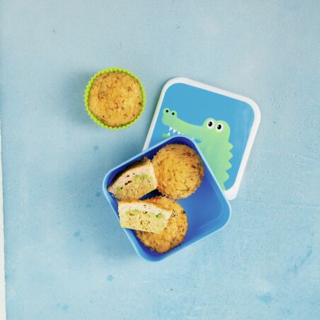 Lachs-Muffins mit Avocado und Mais Lachs-Muffins mit Avocado und Mais