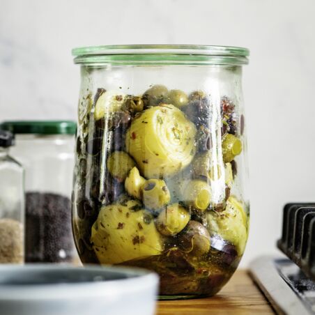 Eingelegte Kräuter-Antipasti Eingelegte Kräuter-Antipasti