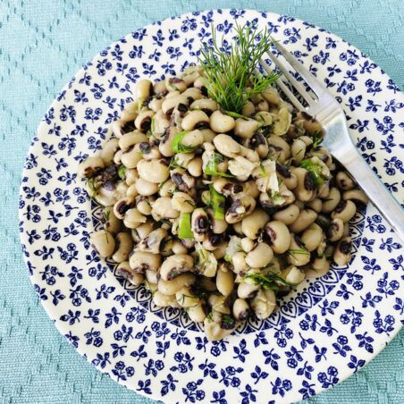 Schwarzaugenbohnen-Salat mit Dill Schwarzaugenbohnen-Salat mit Dill