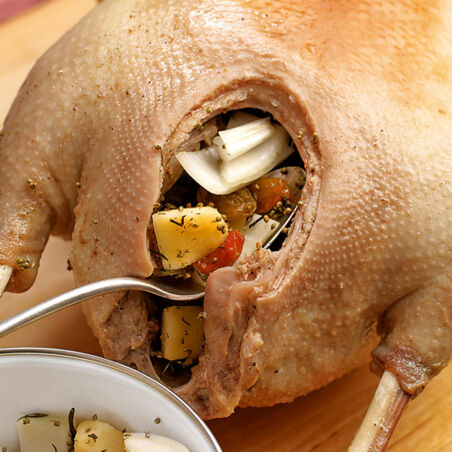 Gefüllte Gans mit Blaukraut Gefüllte Gans mit Blaukraut