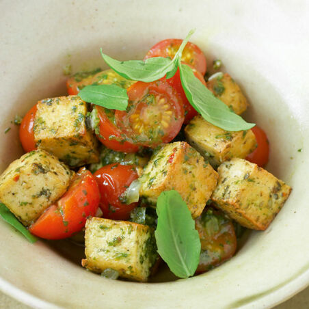 Tomaten-Tofu-Gemüse