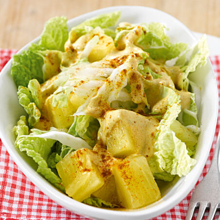 Chinakohl mit Ananas Chinakohl mit Ananas