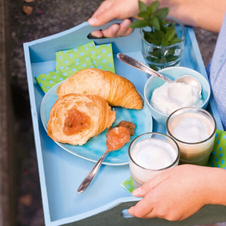 Stachelbeerkonfitüre mit Minze Stachelbeerkonfitüre mit Minze