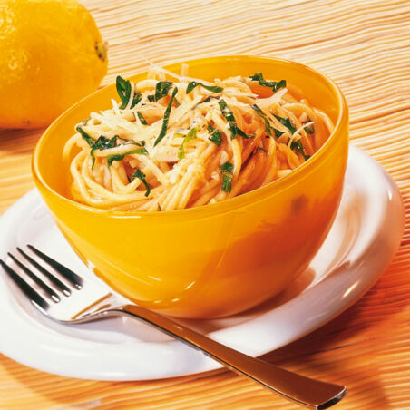 Spaghetti mit Zitronensauce Spaghetti mit Zitronensauce