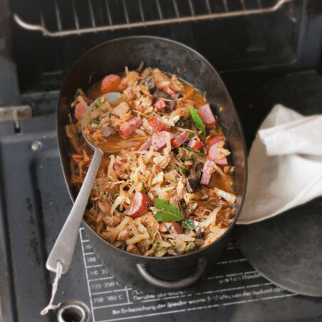 Polnischer Sauerkrauteintopf Polnischer Sauerkrauteintopf