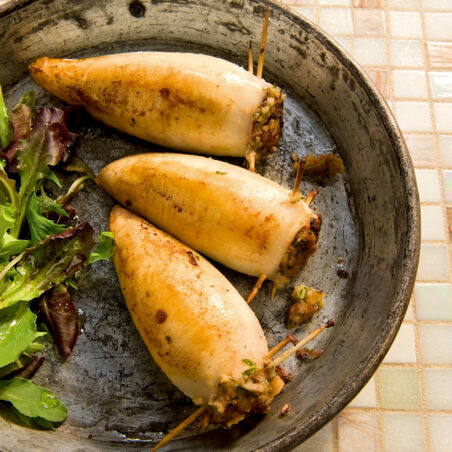 Gefüllte Tintenfische Gefüllte Tintenfische