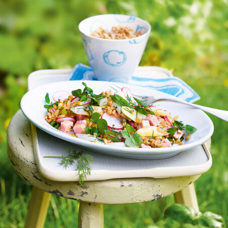 Grünkernsalat mit Spargel Grünkernsalat mit Spargel