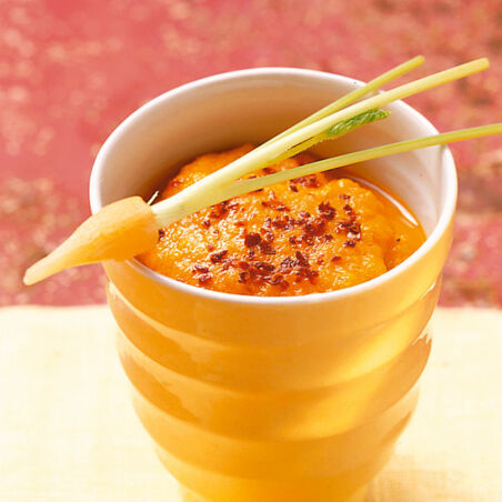 Scharfes Möhrenpüree Scharfes Möhrenpüree