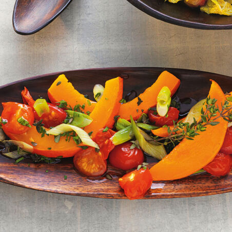 Kürbis mit Thymianbutter Kürbis mit Thymianbutter