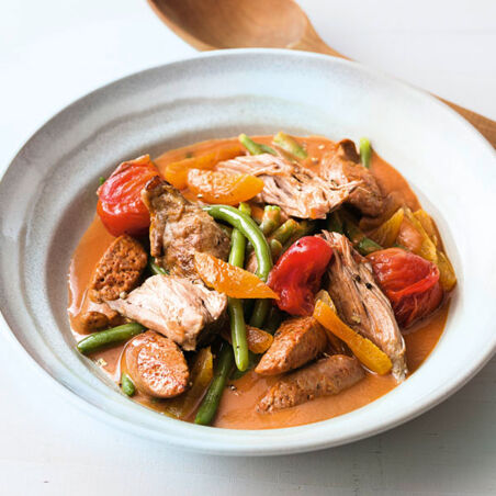 Lammtopf mit Bohnen Lammtopf mit Bohnen