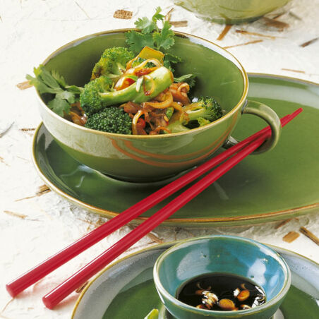 Brokkoli mit Koriander Brokkoli mit Koriander