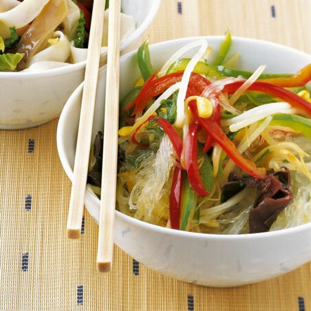 Glasnudeln mit Sprossen Glasnudeln mit Sprossen