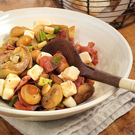 Pilzpfanne mit Schinken Pilzpfanne mit Schinken