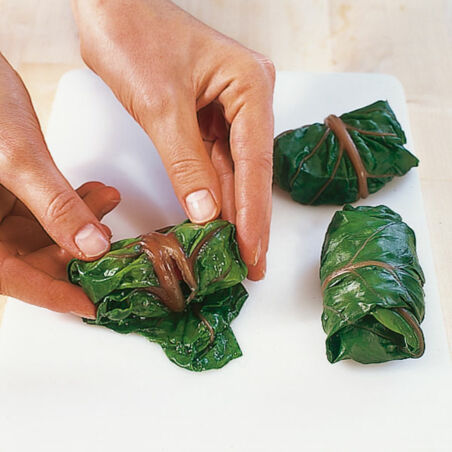 Mangold-Schafkäse-Päckchen Mangold-Schafkäse-Päckchen