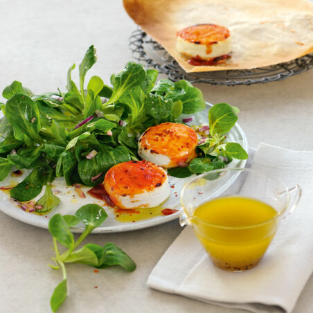 Gegrillter Ziegenkäse Gegrillter Ziegenkäse