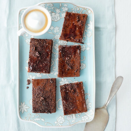 Espressoschnitten mit Auberginen Espressoschnitten mit Auberginen