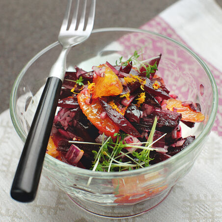Rote-Bete-Orangen-Salat Rote-Bete-Orangen-Salat