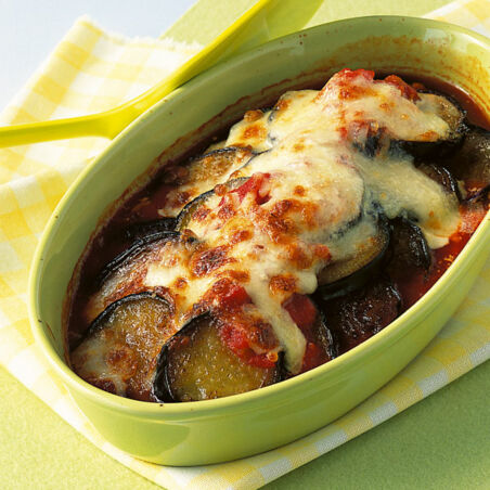 Auberginen-Tomaten-Gratin Auberginen-Tomaten-Gratin