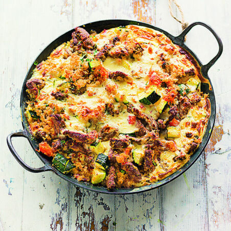 Lamm-Couscous mit Schafskäse Lamm-Couscous mit Schafskäse