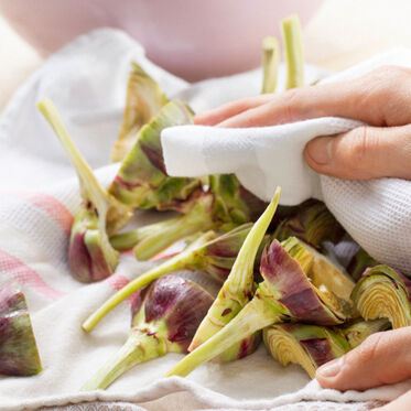 Gebratene Artischocken Gebratene Artischocken