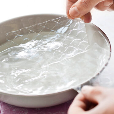 Bayrische Creme mit Himbeeren Bayrische Creme mit Himbeeren