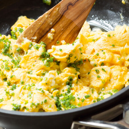 Rührei mit Schnittlauch