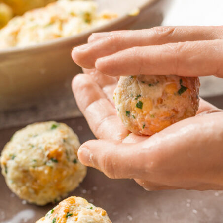 Semmelknödel mit Pilzrahm Semmelknödel mit Pilzrahm