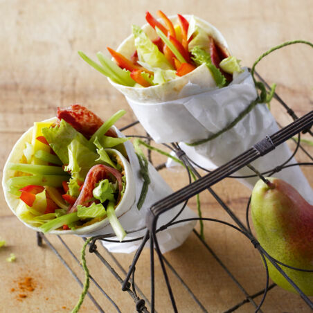 Wraps mit Corned Beef Wraps mit Corned Beef