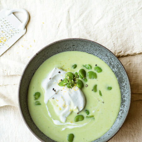 Bohnensüppchen mit Ingwer Bohnensüppchen mit Ingwer
