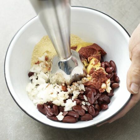 Rote-Bohnen-Burger Rote-Bohnen-Burger