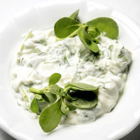 JOGHURT MIT PORTULAK JOGHURT MIT PORTULAK