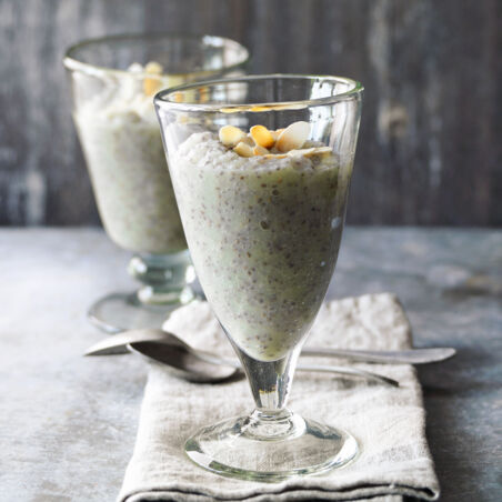 Chia-Pudding mit Apfelmark und Zimt Chia-Pudding mit Apfelmark und Zimt