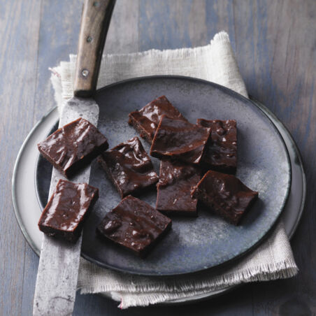 Schoko-Fudge mit Banane und Kokosöl Schoko-Fudge mit Banane und Kokosöl