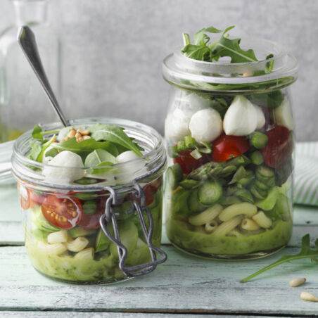 Grüner Spargel-Nudel-Salat