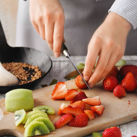 Chia-Knusper-Pudding mit Früchten Chia-Knusper-Pudding mit Früchten