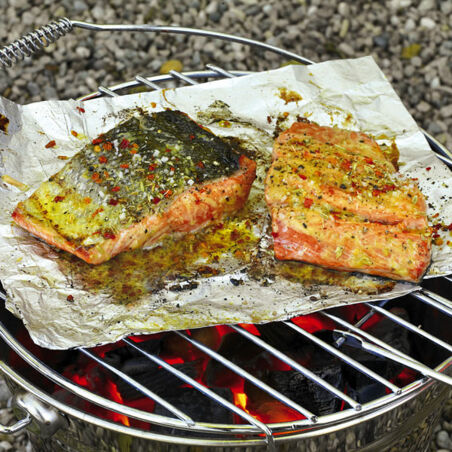 Fenchel-Lachs mit Senf Fenchel-Lachs mit Senf
