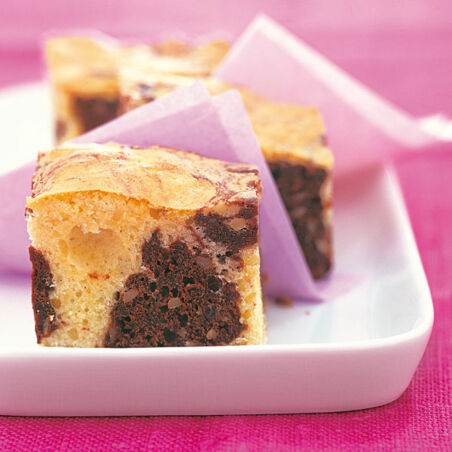 Schwarz-Weiß-Brownies