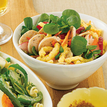 Spätzle-Weißwurst-Salat Spätzle-Weißwurst-Salat