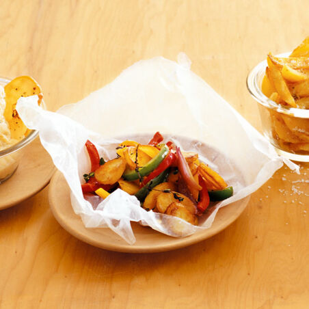 Bratkartoffeln mit Paprika Bratkartoffeln mit Paprika