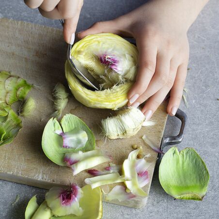 Artischocken mit Rosmarin, Zitronen und Orangen Artischocken mit Rosmarin, Zitronen und Orangen