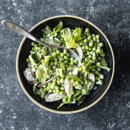 Erbsen auf französische Art Erbsen auf französische Art